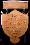 GAR Encampment Delegate Medal - Back