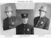 Patrolmen & Clerk - Glenn B. Washburn, Wm. H. Wooden (Clerk) & Mathew Fisher