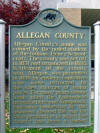 Allegan County Historical Marker