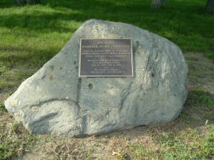 Memorial Stone for Haskell Home Cemetery