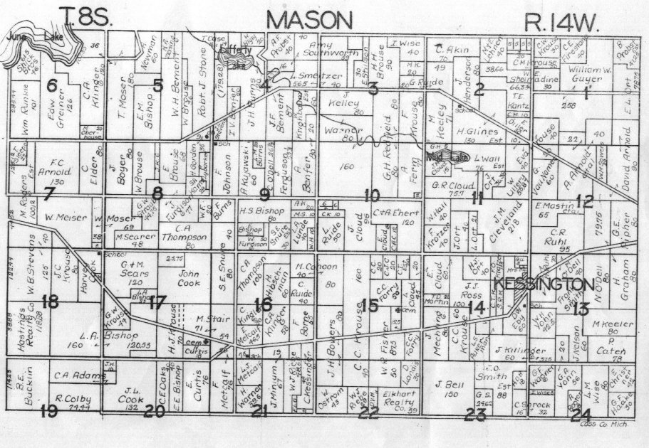 Township Maps Cass County Michigan
