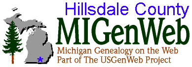 hillsdale County MIGenWeb logo