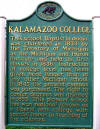 Kalamazoo College Historical Marker