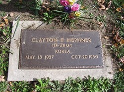 lenawee hephner mi buried waldron cemetery hillsdale killed 1950 july