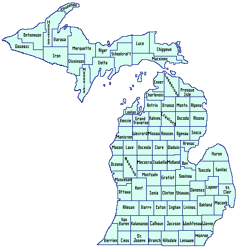 state maps with counties