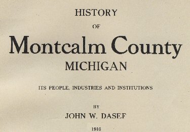 History of Montcalm County