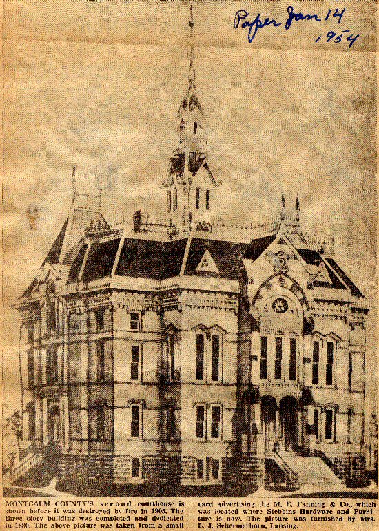 Montcalm County's 2nd Court House