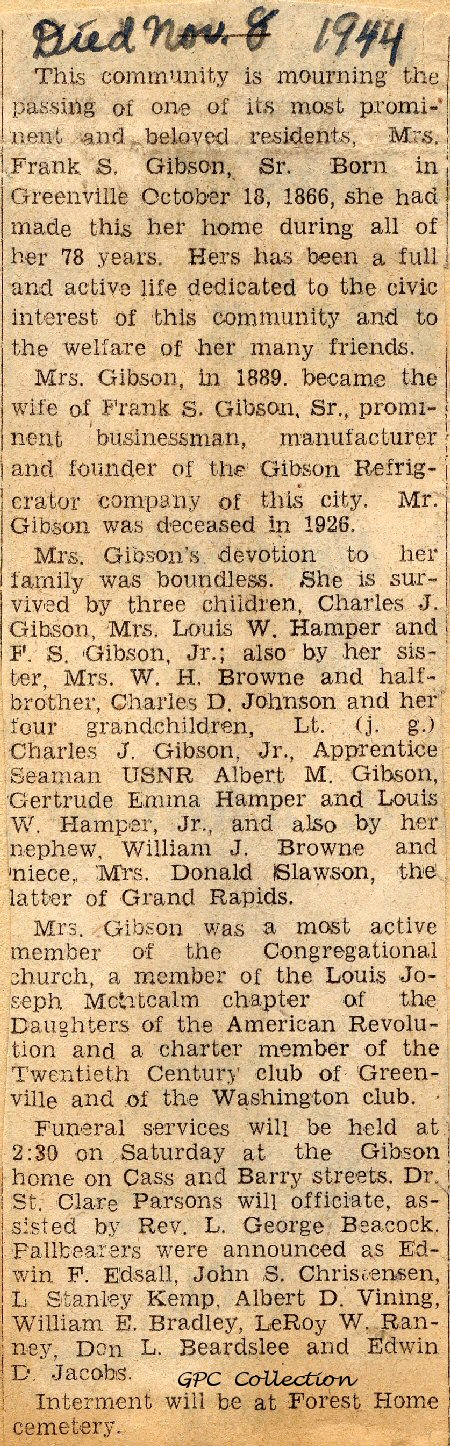 Gibson, Mrs. Frank S., Sr.