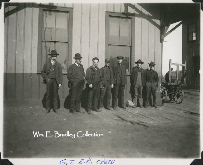 Greenville - Grand Trunk Railroad Crew - about 1907