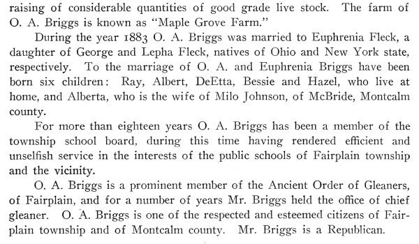 O.A. Briggs Bio