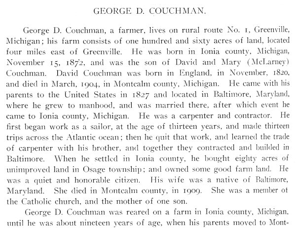 George D. Couchman Bio