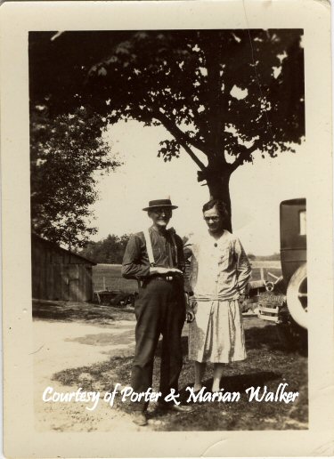 Lewis Elmer & Sara Helen Porter Walker of Fenwick, MI