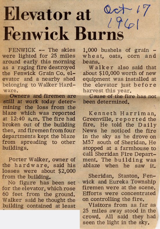 Fenwick Elevator Burns