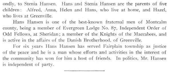 Hans Hansen Bio