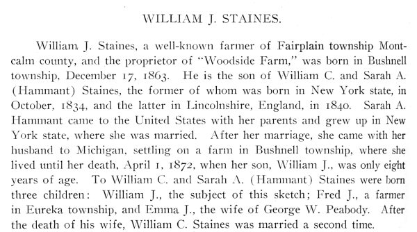 William J. Staines Bio