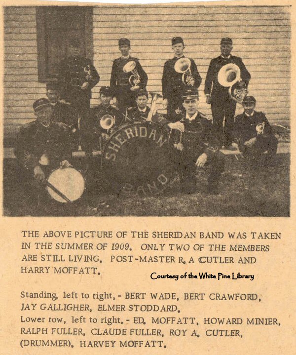 Sheridan Band - 1909