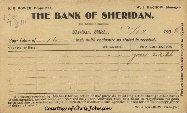 Bank of Sheridan