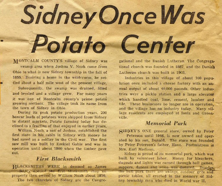 Sidney 1960 - Story
