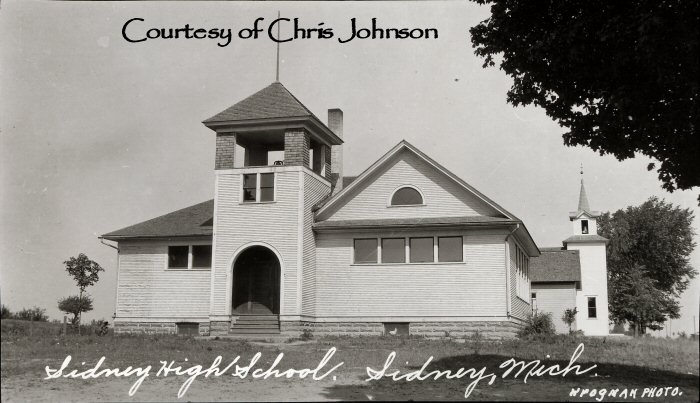School, Township Hall, Lutheran Church