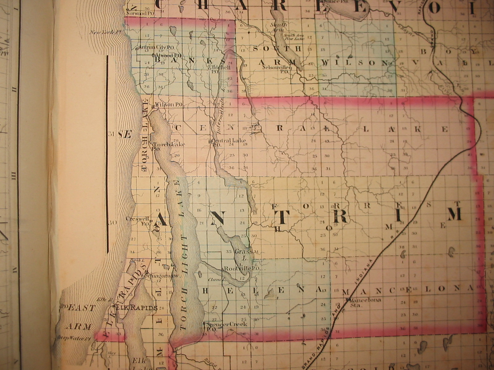 1873 Map - Antrim Co., MI