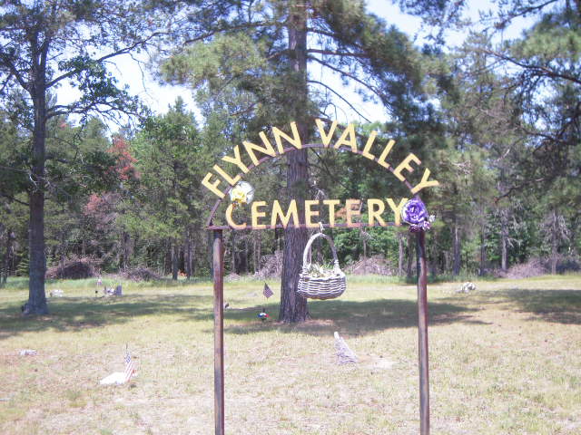 Flynn Valley Cemetery sign