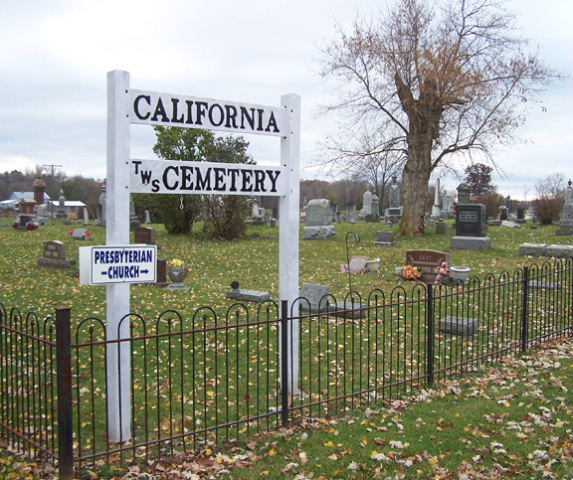 California Twp. Cemetery Entrance