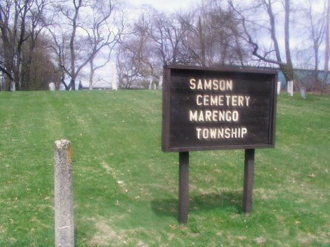 Samson Cemetery Sign