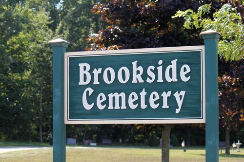 Brookside Cemetery Sign