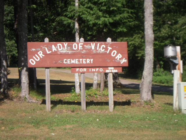Our Lady of Victory Cemetery Sign