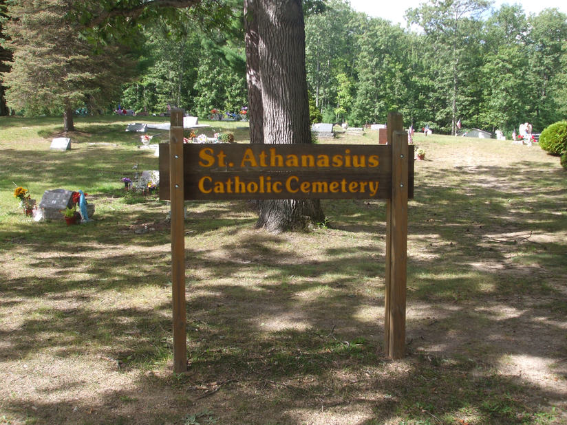 St. Athanasius Cemetery Sign
