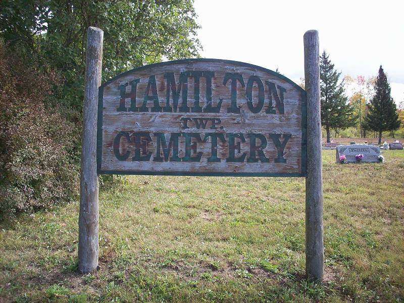 Hamilton Township Cemetery Sign