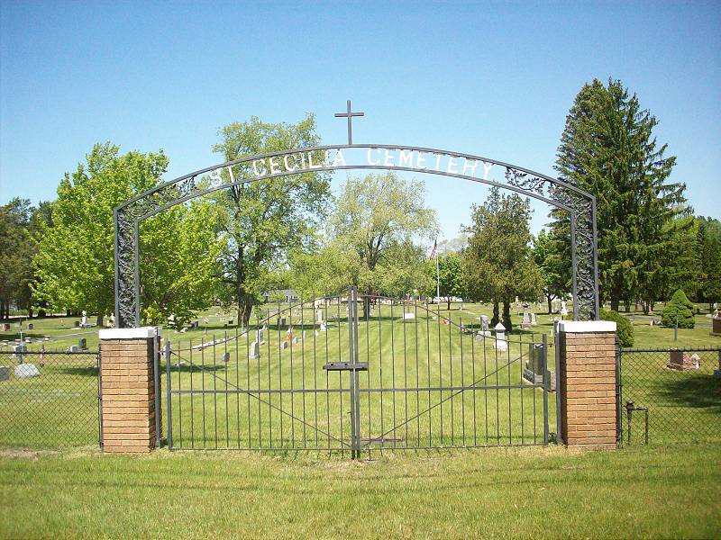 St. Cecilia Cemetery Sign