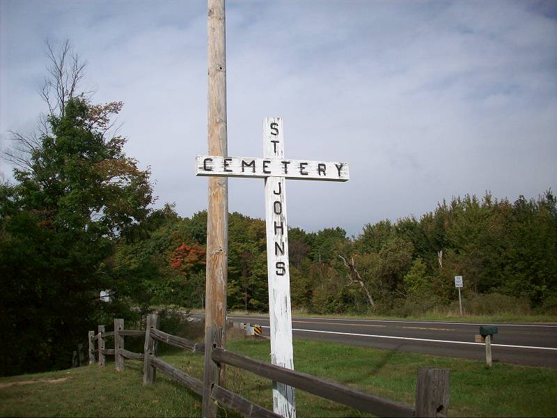 St. John's Lutheran Cemetery Sign