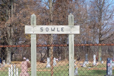 Sowle Cemetery Sign