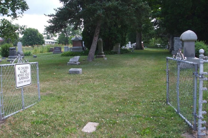 Needmore Cemetery Entrance