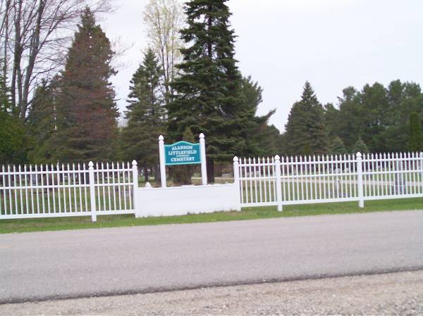 Alanson Cemetery Entrance