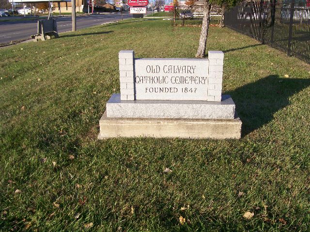Old Calvary Catholic Cemetery Entrance