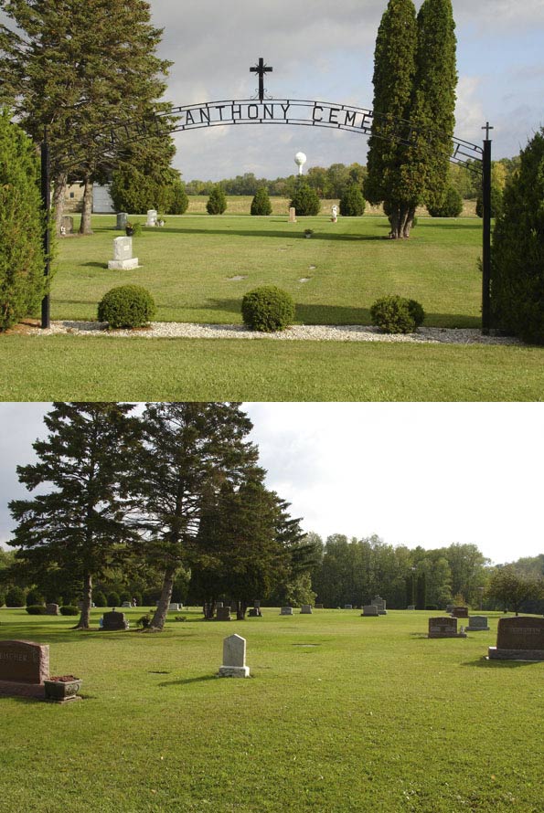 Saint Anthony Cemetery sign