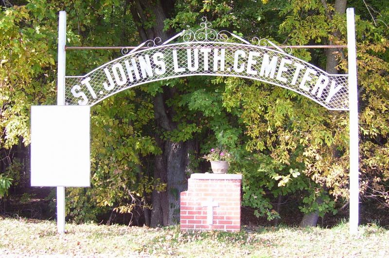 St. John's Lutheran Cemetery Sign