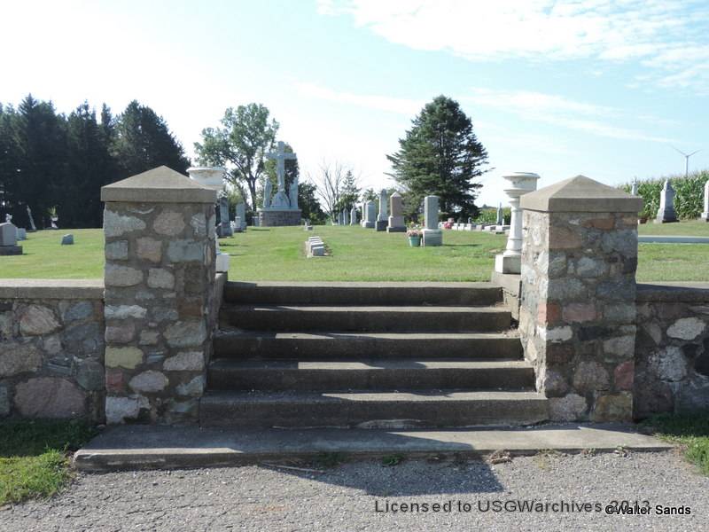 Most Holy Trinity Catholic Cemetery entrance