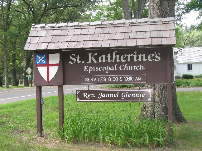 St. Katherine's Episcopal Church Cemetery sign