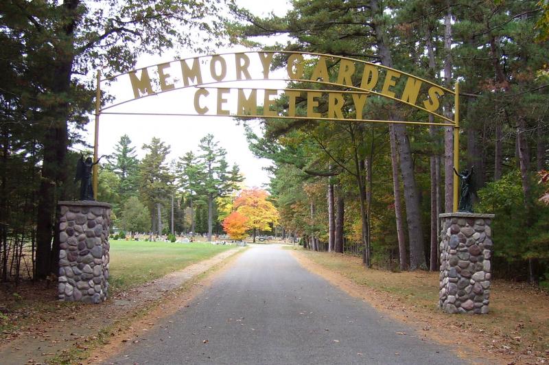 Memory Gardens Cemetery entrance