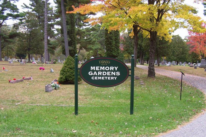 Memory Gardens Cemetery entrance