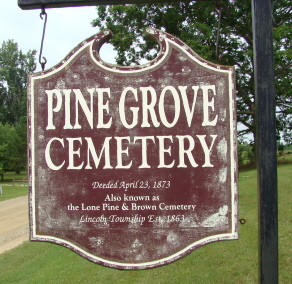 Pine Grove Cemetery Entrance