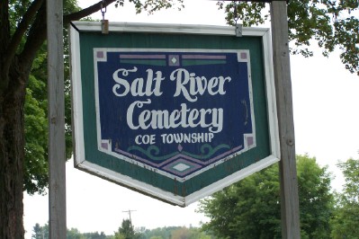Salt River Cemetery sign
