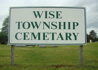 Wise Township Cemetery Entrance