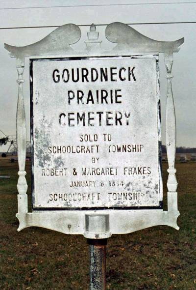 gourdneckprairie Cemetery Sign