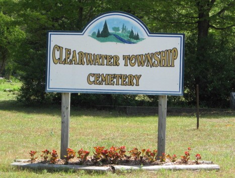 Clearwater Township Cemetery Sign