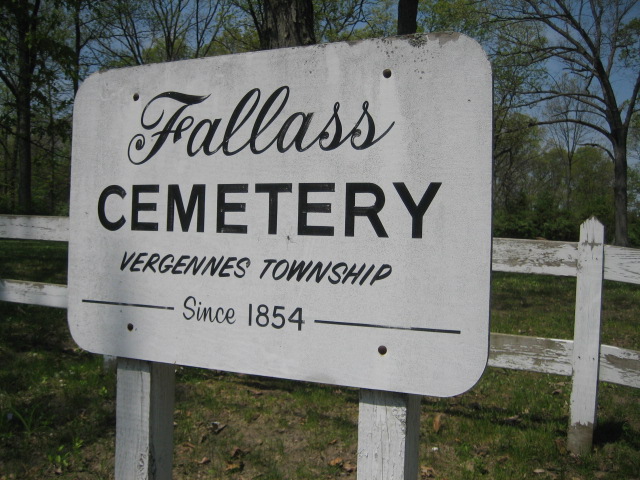 Fallass Cemetery Sign