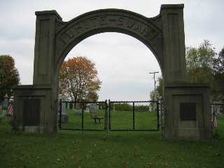White Swan Cemetery Entrance